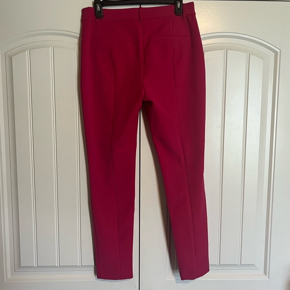 Express Raspberry Skinny Dress Pant Stretch+ - Picture 3 of 5